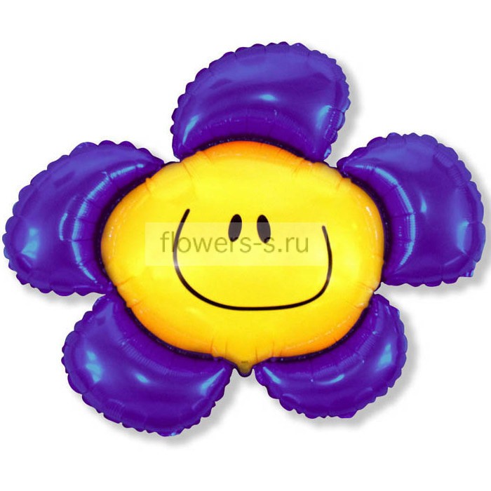 Цветочек фиолетовый (солнечная улыбка)